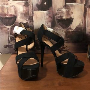 Black Platforms - Never Worn
